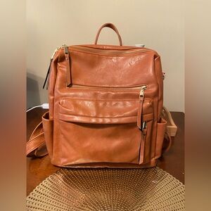 PU Leather Backpack Purse